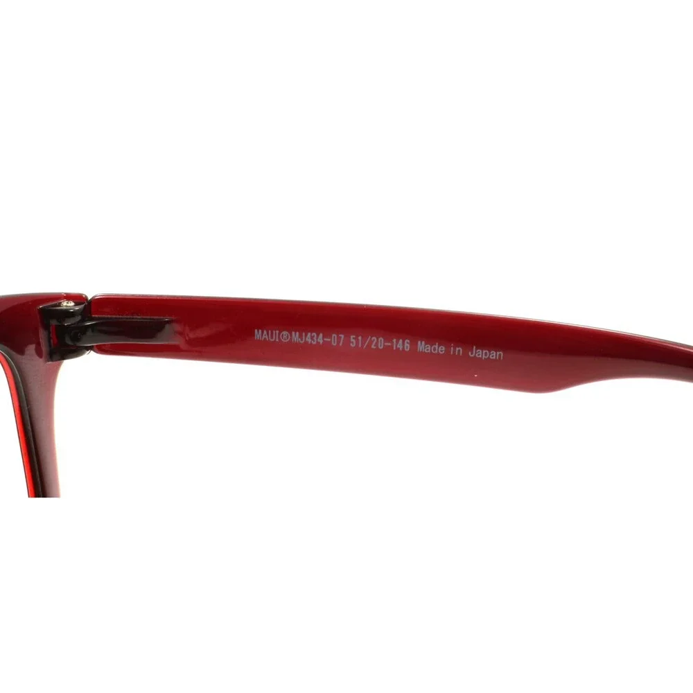 Maui Jim Hana Bay MJ434-07 FRAME ONLY Sunglasses Red Burgundy - Picture 6 of 6